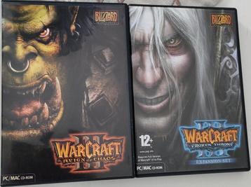 Warcraft 3 + The Frozen Throne RTS PC Games Nieuw-staat!