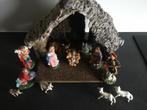 Kerststal met kerstfiguren, Diversen, Ophalen, Gebruikt