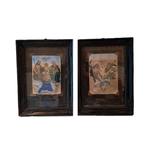 Ingelijste 19de Eeuwse Religieuse Prints Van Felgner, Antiek en Kunst, Ophalen of Verzenden