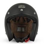MOTORHELM Jet Cafe Racer S250 Mat zwarte helm -, Nieuw met kaartje, Jethelm