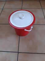 Vintage emmertje, Huis en Inrichting, Emmers, Ophalen, Gebruikt, Met deksel