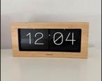 Horloge à bascule en bambou Karlsson XL, Maison & Meubles, Comme neuf, Analogique, Autres types