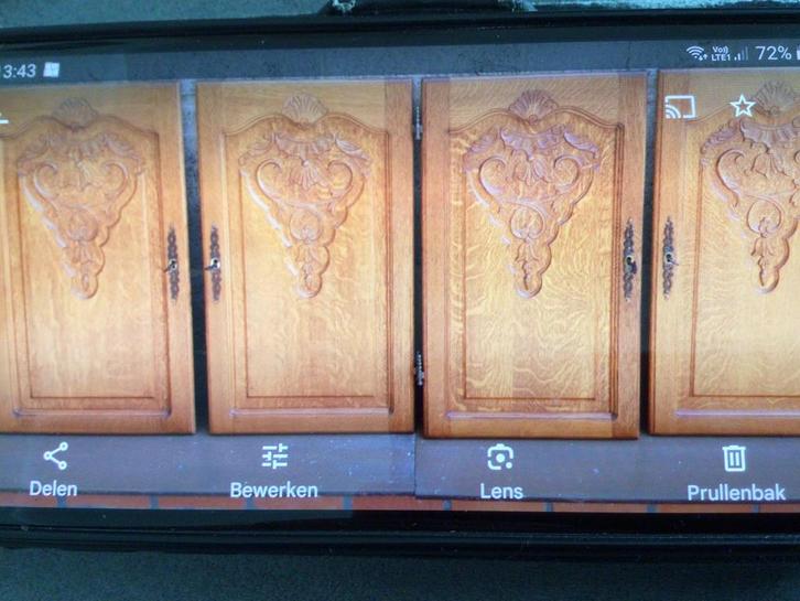 Eiken kastdeurtjes, Huis en Inrichting, Kasten | Dressoirs, Zo goed als nieuw, Ophalen