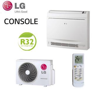 LG CONSOLE / MODÈLE AU SOL 2.5KW - 5KW WIFI A++ R32, Neuf, Classe énergétique A ou plus économe, Enlèvement ou Envoi, Ventilation