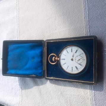 Montre de poche en or 14 carats, Enlèvement ou Envoi, Or