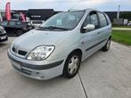 Renault Scenic 1.6i Automaat Airco + Garantie, Auto's, Renault, Automaat, Monovolume, Zwart, Lederen bekleding