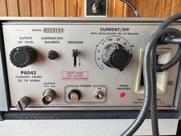 Tektronix P6042 AC/DC stroomprobe – complete set beschikbaar voor biedingen