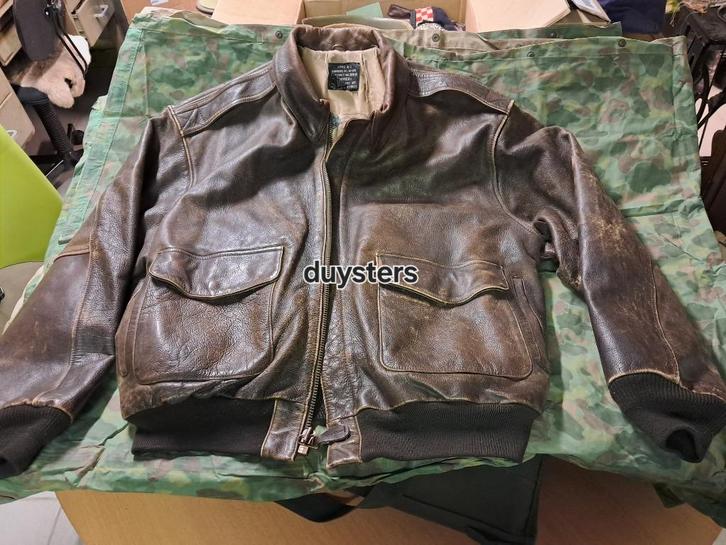 A-2 FLIGHT JACKET AVIREX, Verzamelen, Militaria | Tweede Wereldoorlog, Luchtmacht, Kleding of Schoenen, Ophalen of Verzenden