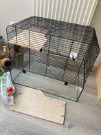 Hamsterkooi +buitenlooprek, 10kg bodem en 3 kisten materiaal, Dieren en Toebehoren, Ophalen, Zo goed als nieuw