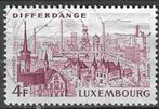 Luxemburg 1974 - Yvert 842 - Toerisme - Differdange (ST), Timbres & Monnaies, Luxembourg, Affranchi, Envoi