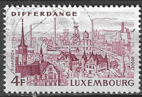 Luxemburg 1974 - Yvert 842 - Toerisme - Differdange (ST), Timbres & Monnaies, Timbres | Europe | Autre, Affranchi, Luxembourg