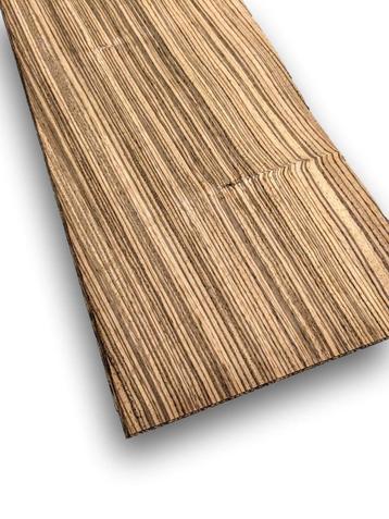 Placage Zebrano | 94x17 cm, Envoi, Neuf