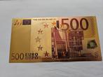 Plaqué or à 500 euros en Europe en 2002, Enlèvement ou Envoi, Autres pays, 500 euros, Billets en vrac
