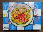 "La Pasta" ORIGINEEL schilderij Selwyn Senatori, Antiquités & Art, Art | Peinture | Moderne, Enlèvement