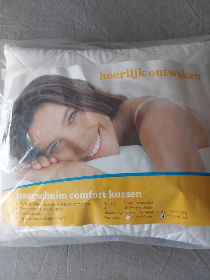 2 hoofdkussens Vitality-Pur, Huis en Inrichting, Slaapkamer | Beddengoed, Nieuw, Kussen, Eenpersoons, Wit, Ophalen