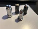 microscoop Objectief 10x 63x 100x     180 optiek, Enlèvement ou Envoi, Utilisé, 400x à 1000x, Pièces ou Accessoires