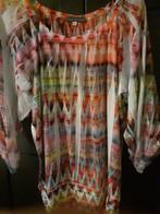 Kleurijke blouse, Maat 38/40 (M), Overige kleuren, Cassis, Ophalen of Verzenden