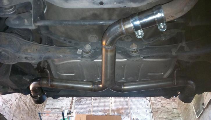 Echappement inox, ligne en acier inoxydable  pour voitures, Auto-onderdelen, Uitlaatsystemen, Nieuw, Ophalen