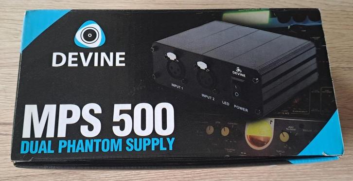 Devine MPS 500 fantoomvoeding Condensator-to-PC set, Audio, Tv en Foto, Professionele apparaten, Zo goed als nieuw, Audio, Ophalen of Verzenden