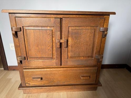Massief Houten Opbergkast, Huis en Inrichting, Kasten | Ladekasten, Zo goed als nieuw, Minder dan 100 cm, 50 tot 100 cm, 25 tot 50 cm