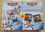 3 puzzels en memory Planes Ravensburger, Ophalen of Verzenden, 10 tot 50 stukjes, Gebruikt, 4 tot 6 jaar