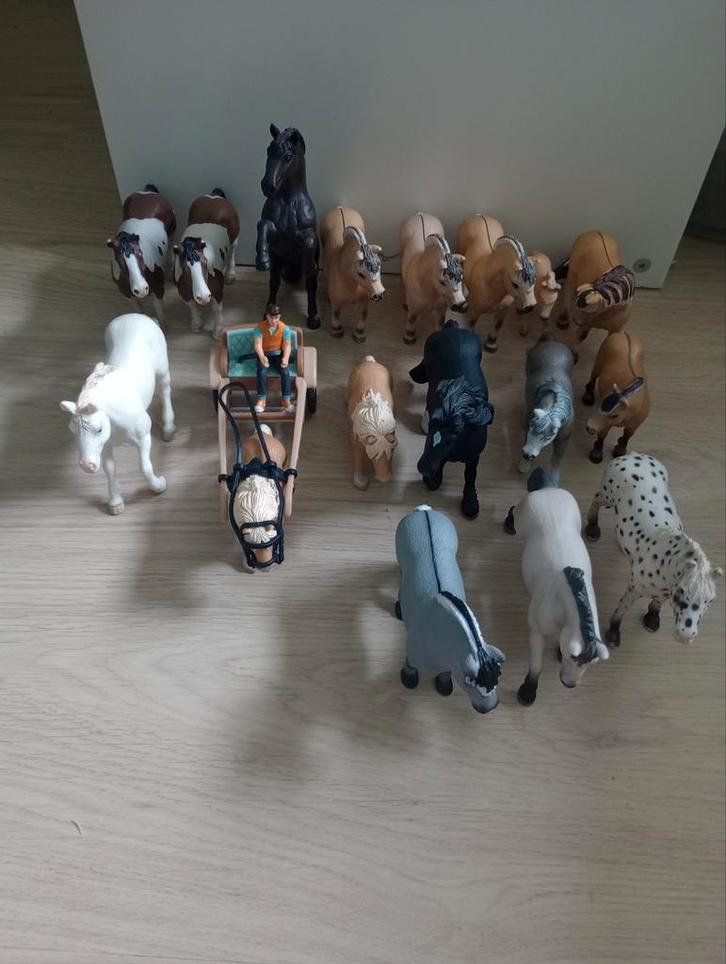 Schleich paarden, Verzamelen, Dierenverzamelingen, Zo goed als nieuw, Beeldje of Figuurtje, Paard, Verzenden