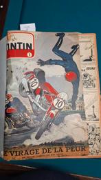 Tintin hebdomadaire année complète1954 reliure, Livres, Envoi, Utilisé