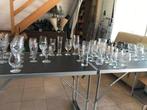 Groot lot glazen, Ophalen