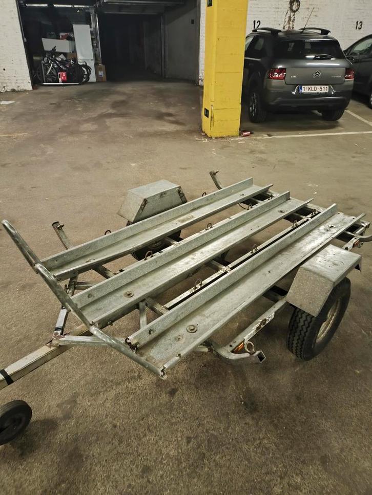 Aanhangwagen voor 3 motoren, Auto diversen, Aanhangers en Bagagewagens, Ophalen