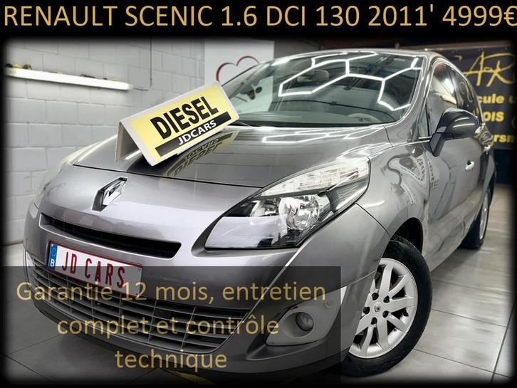RENAULT SCENIC 1.6 DCI 130 ‼️GARANTIE 1 AN CTOK‼️, Auto's, Renault, Bedrijf, Te koop, ABS, Airbags, Airconditioning, Alarm, Boordcomputer