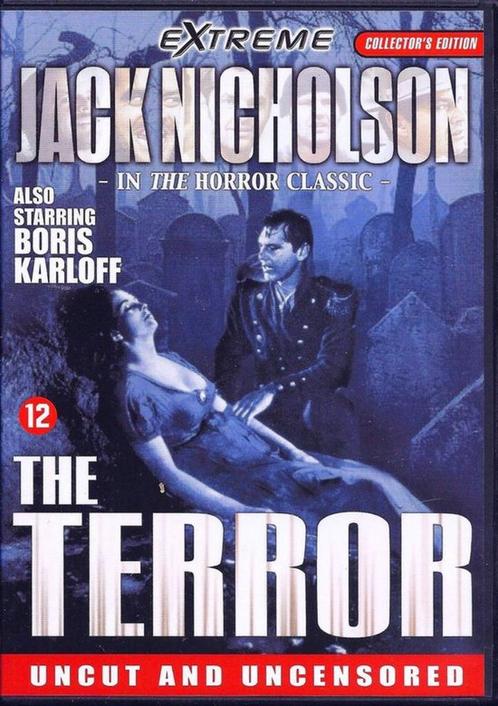 The Terror (1963) Dvd Boris Karloff, Jack Nicholson, Cd's en Dvd's, Dvd's | Klassiekers, Gebruikt, Horror, 1960 tot 1980, Vanaf 16 jaar