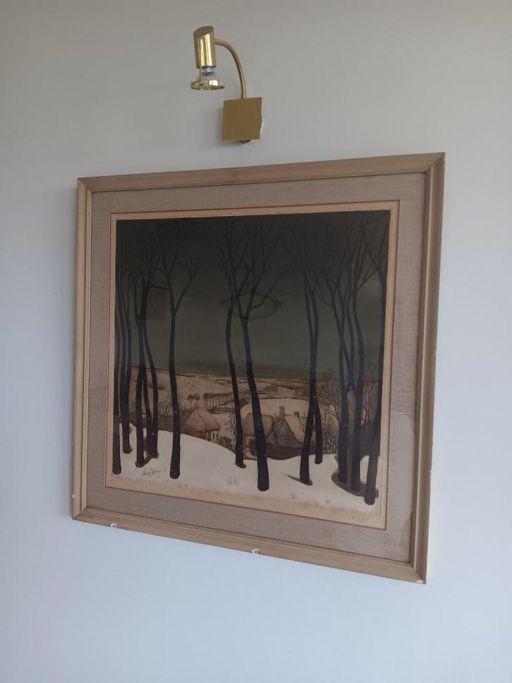 Litho Valerius De Saedeleer door Armand Apol 123/250, Antiek en Kunst, Kunst | Litho's en Zeefdrukken, Ophalen