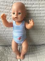117. Babyborn: Nieuw gestreept badpakje, Ophalen of Verzenden, Nieuw, Babypop