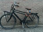 Zwart matte herenfiets, Fietsen en Brommers, Ophalen, Gebruikt, Overige merken, Versnellingen