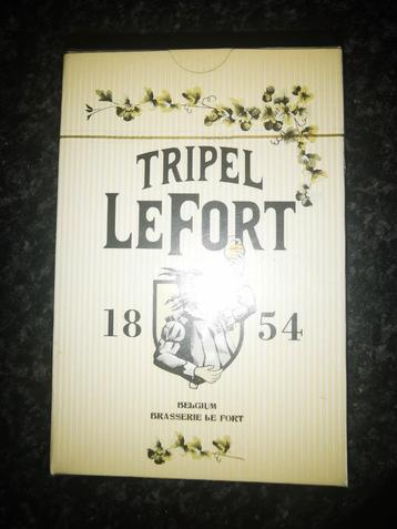 Tripel LeFort speelkaarten nieuw in cellofaan verpakking  beschikbaar voor biedingen