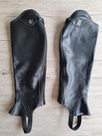 Cavallo Dynamic zwarte leren chaps, Dieren en Toebehoren, Ophalen of Verzenden, Zo goed als nieuw, Overige soorten, Schoeisel