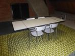 Vintage sixties keukentafel in formica en stoelen, Antiek en Kunst, Ophalen