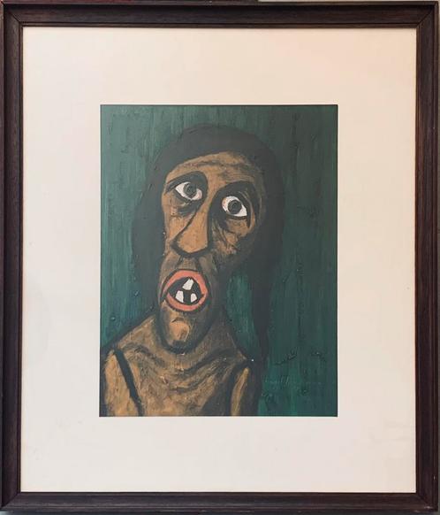Marcel Beeckman schilderij groen, Antiquités & Art, Art | Peinture | Moderne, Enlèvement ou Envoi