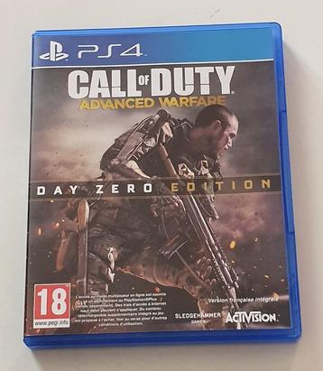 Jeu PS4 Call of Duty : Advanced Warfare Day Zero Edition, Envoi, Utilisé, À partir de 18 ans