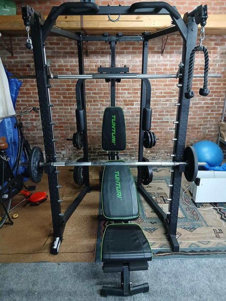 Tunturi SM80 Full Smith - fitnessapparatuur, Sport en Fitness, Fitnessapparatuur, Gebruikt, Krachtstation, Ophalen