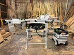 Festool tafelzaagmachine TKS 80 EBS set als nieuw (max 2u), Doe-het-zelf en Bouw, Ophalen