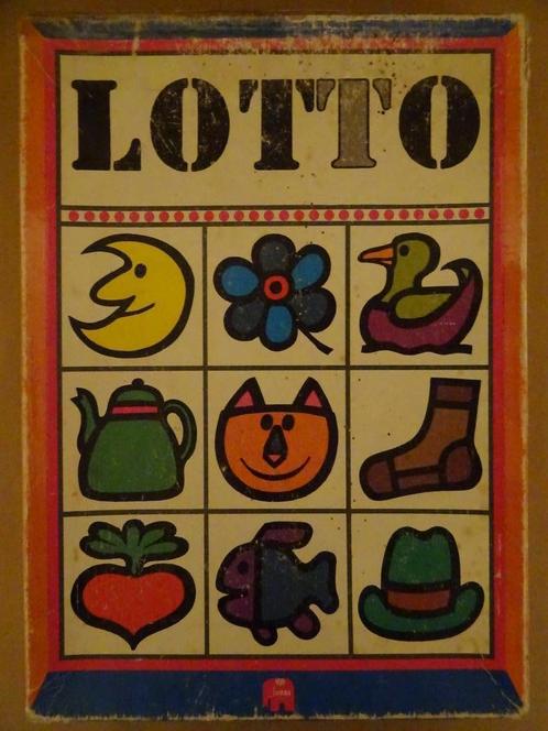 Lotto Jumbo 338 Lotto spel Jumbo spel Jumbo spellen 1975, Hobby en Vrije tijd, Gezelschapsspellen | Bordspellen, Zo goed als nieuw