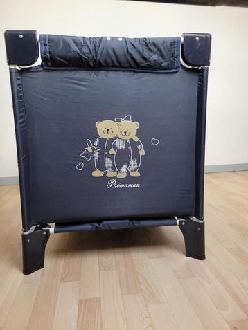 Lit bébé pliable Prémaman très pratique 60cm/120cm. Prix 55€, Enlèvement, Comme neuf, Lit