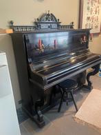 Piano antiek, Muziek en Instrumenten, Piano's, Ophalen, Gebruikt, Zwart, Piano