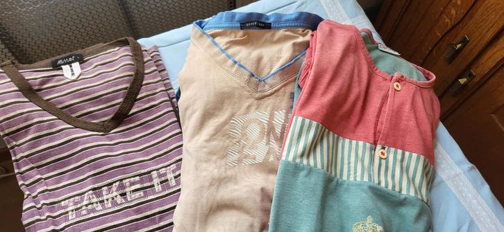 Pyjama's korte pijpen M:Large merken: Perlina, Schiesser..., Kleding | Heren, Pyjama's, Gedragen, Maat 52/54 (L), Ophalen of Verzenden