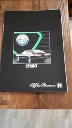 Alfa Romeo  SPRINT  1983, Boeken, Auto's | Folders en Tijdschriften, Ophalen of Verzenden, Nieuw, Alfa Romeo