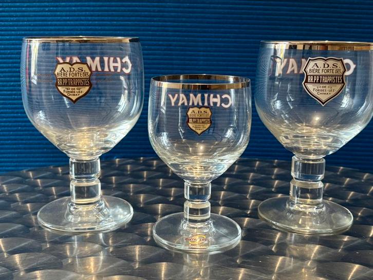 Set Chimay ADS/USA brillen, Verzamelen, Glas en Drinkglazen, Nieuw, Bierglas, Ophalen of Verzenden
