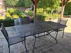 Tuintafel en stoelen, Tuin en Terras, Ophalen, Gebruikt