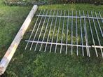 Tuinpoort, gegalvaniseerd, 2-delig, Tuin en Terras, Ophalen, Gebruikt, 100 tot 150 cm, IJzer