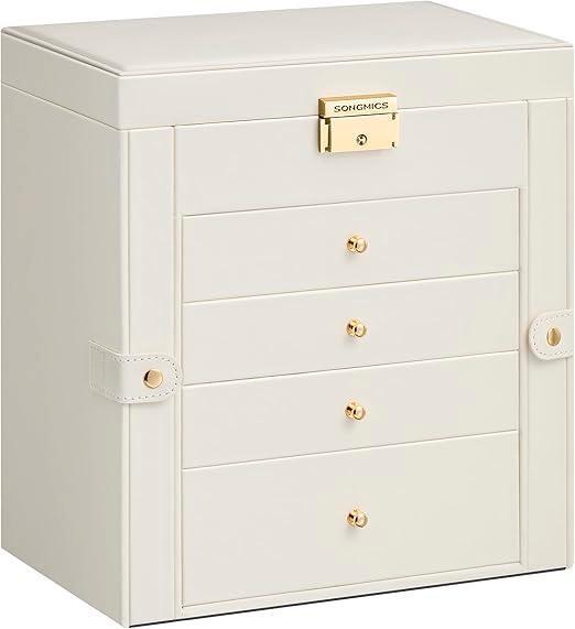 Boîte à bijoux | Blanc crème | LIVRAISON GRATUITE, Bijoux, Sacs & Beauté, Boîtes de maquillage & Beauty case, Neuf, Rigide, Blanc